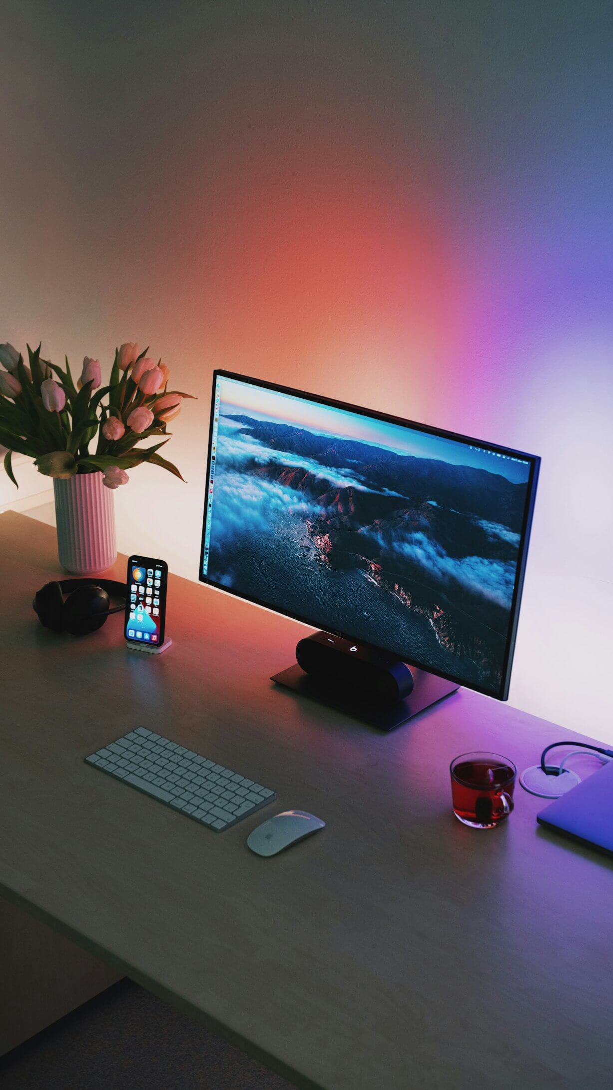Modern office workspace