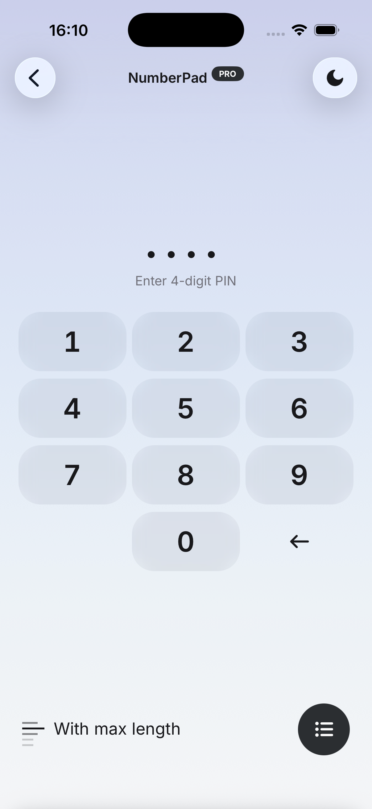 Glass theme preview